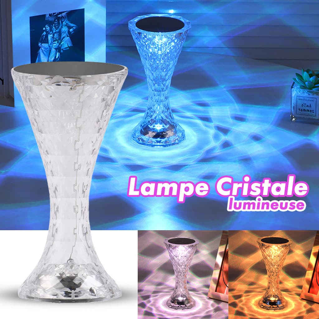 Lampe de table en cristal sans fil Tactile Rgb pour chambre V2 - Décoration - صورة 1