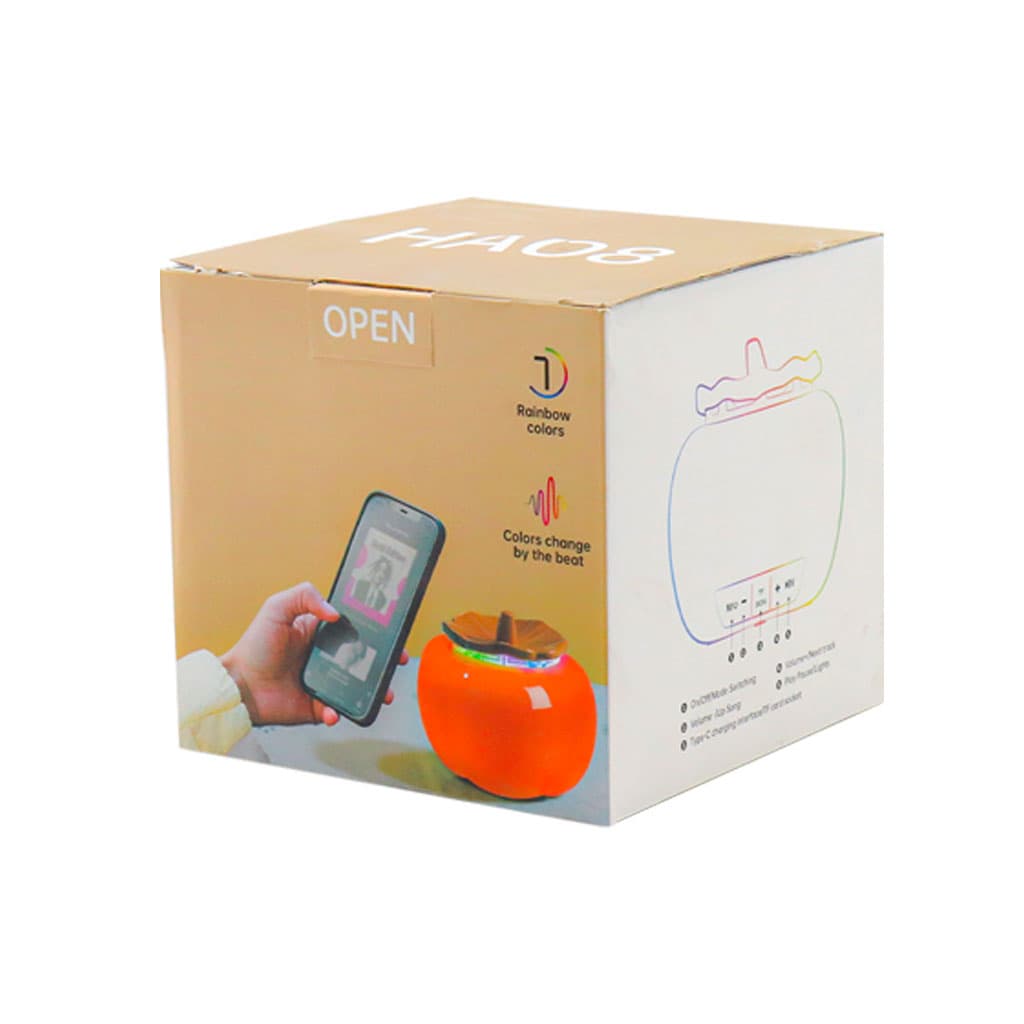 Haut Parleur Bleutooth Rechargeable form Citrouille Batterie 1200mAh - Électronique - صورة 2