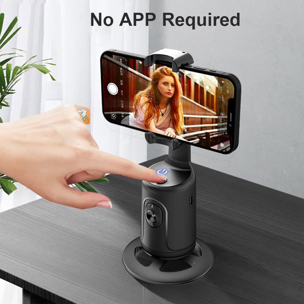 Stabilisateur de Bureau Intelligent 360° avec Suivi Automatique du Visage Pour Vlogging - Électronique - صورة 4