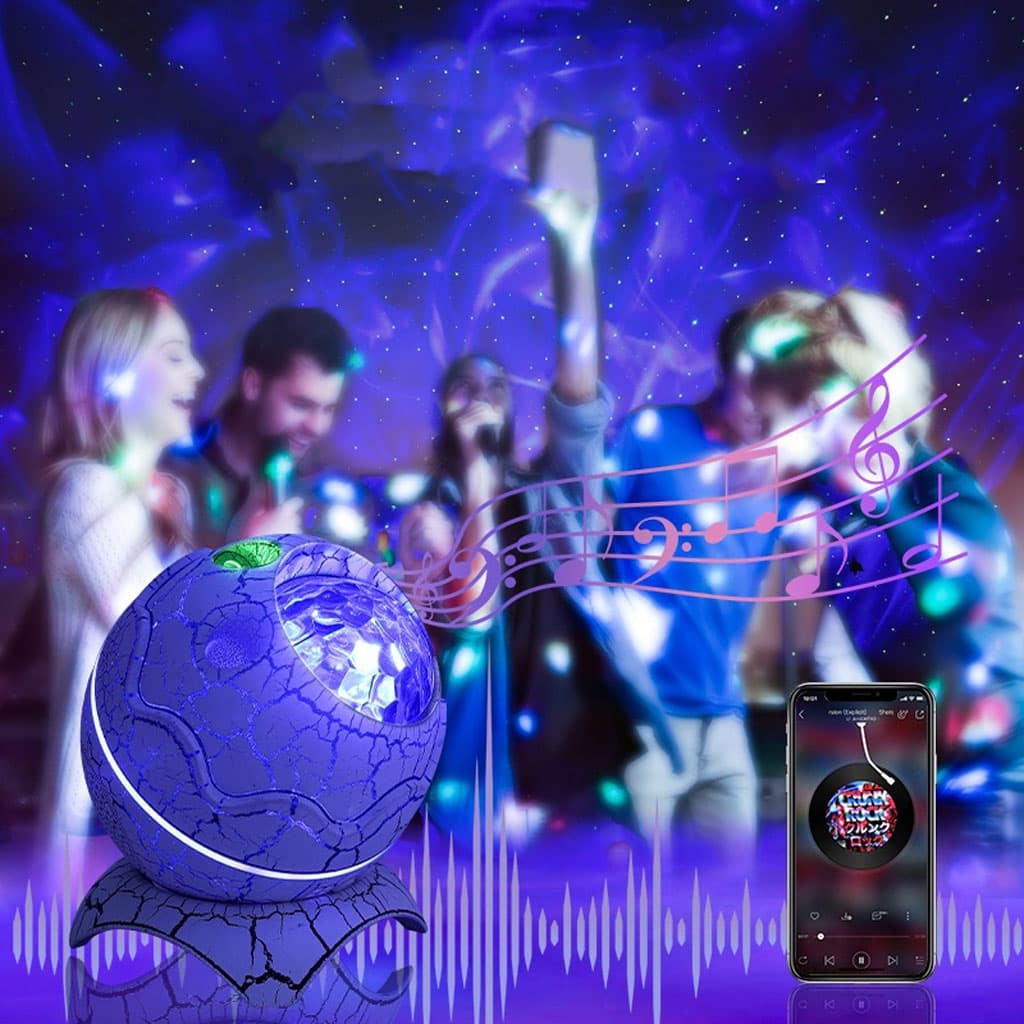 Projecteur galaxie, veilleuse en forme d'œuf de dinosaure - Électronique - صورة 3