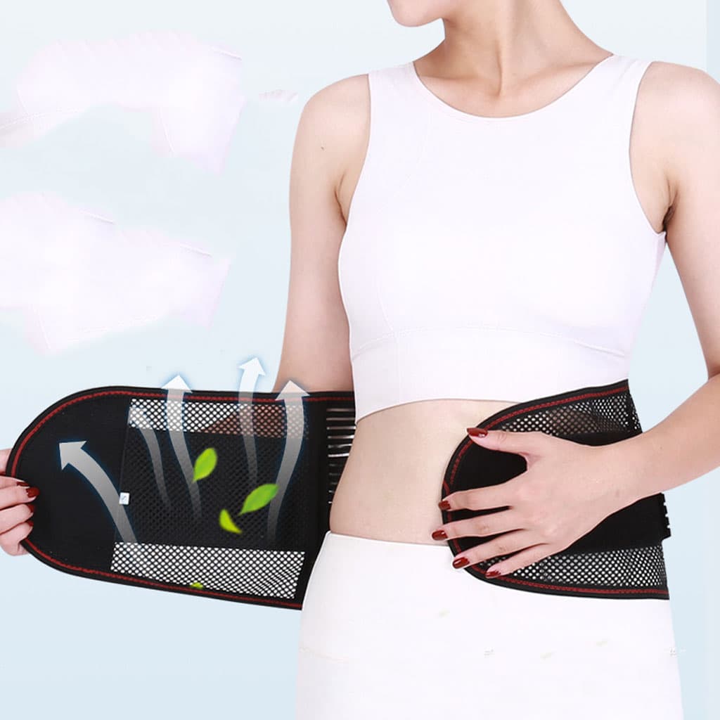 Ceinture de soutien lombaire avec barre de soutien pour soulager la douleur et les blessures - Sport - صورة 2
