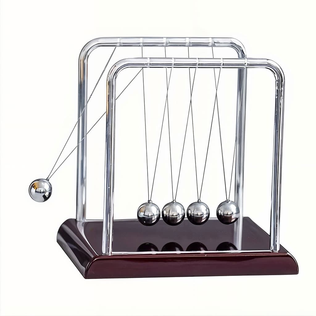Pendule Newton Balls d'équilibre en acier classique v2 - Décoration - صورة 1