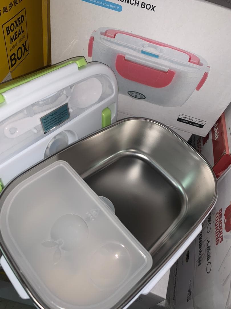 Boîte à lunch électrique en Inox Capacité 1.05L - Divers - صورة حقيقية 10