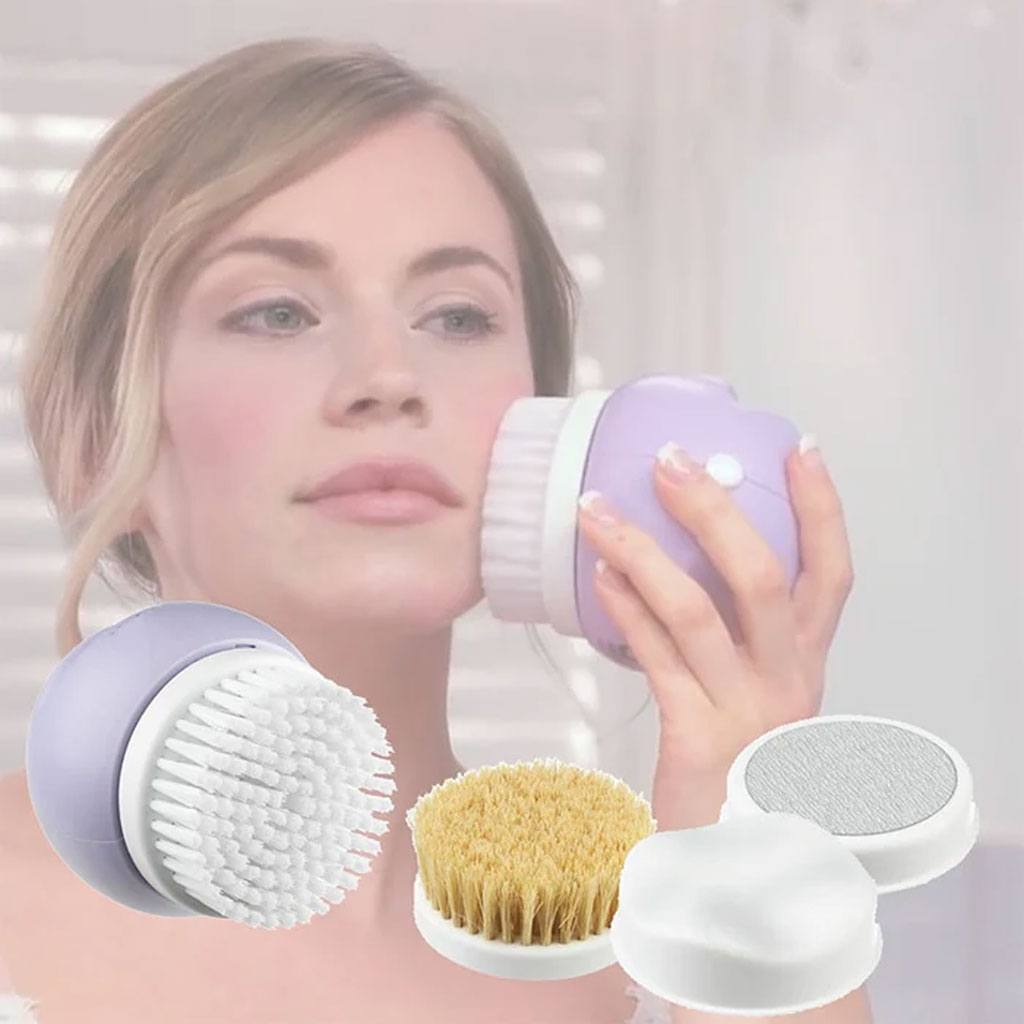 Ensemble de brosses pour soins corporels complets 4 en 1 - Soins et Beauté - صورة 2