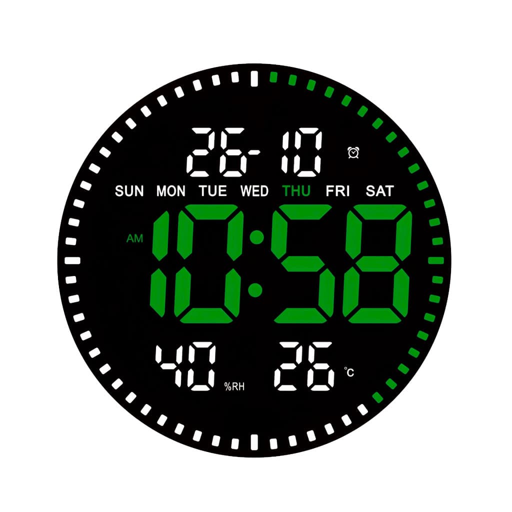 Horloge murale numérique LED avec Télécommande JH-2560 - Décoration - صورة 3
