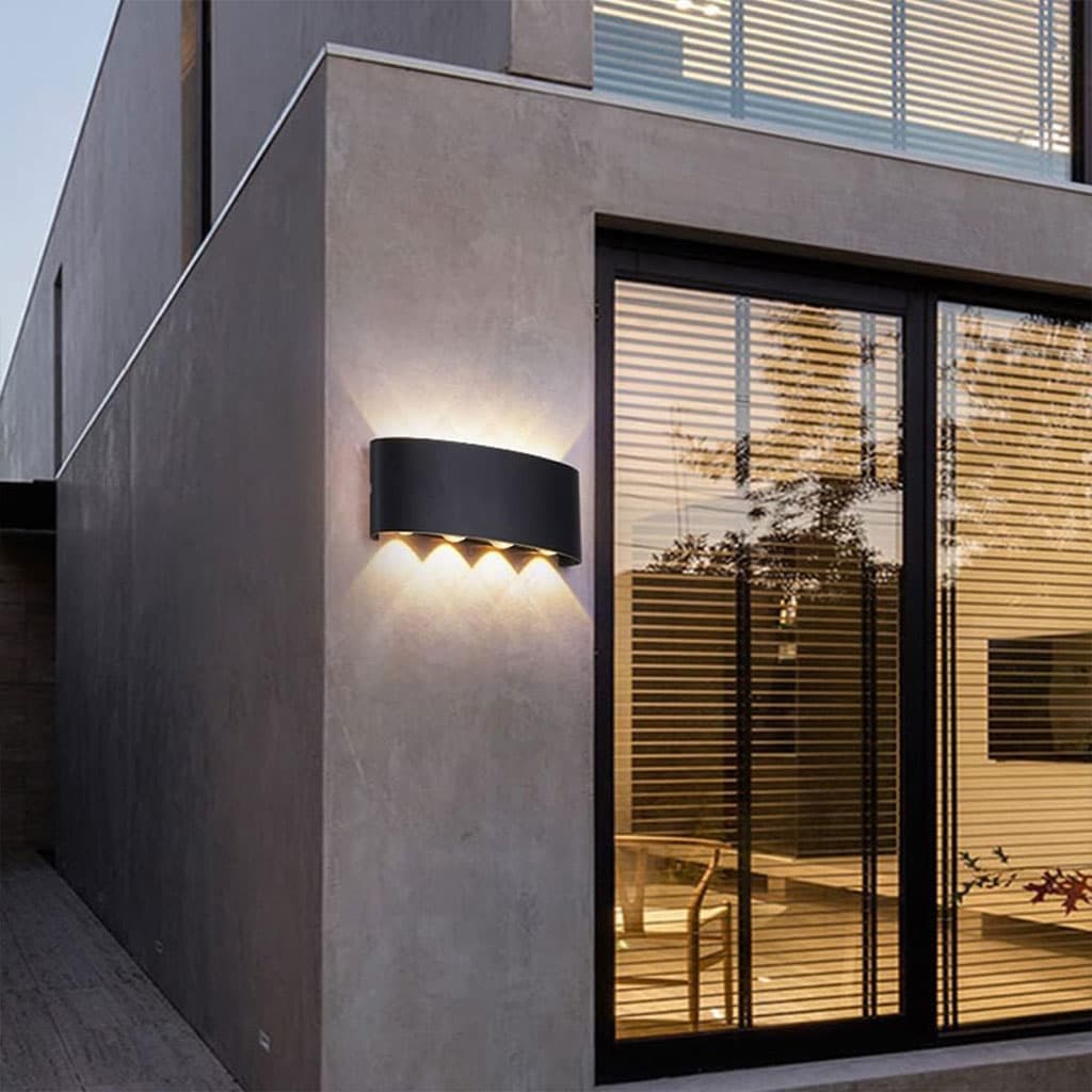 Applique Murale LED 8W D’Éclairage Extérieur 4 Lampes en PP - Décoration - صورة 7
