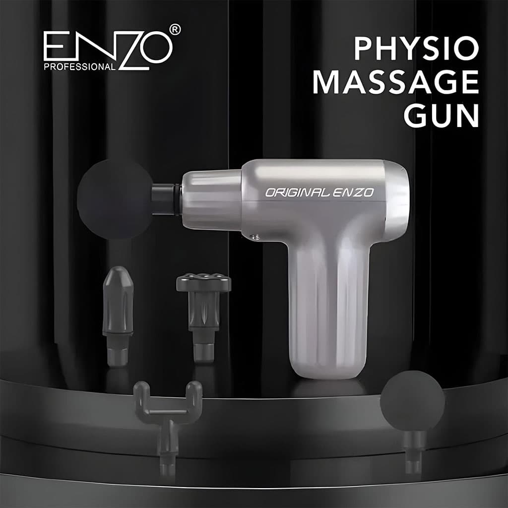 Pistolet de Massage ENZO EN-4802 avec 4 Têtes de Massage - Sport - صورة 2