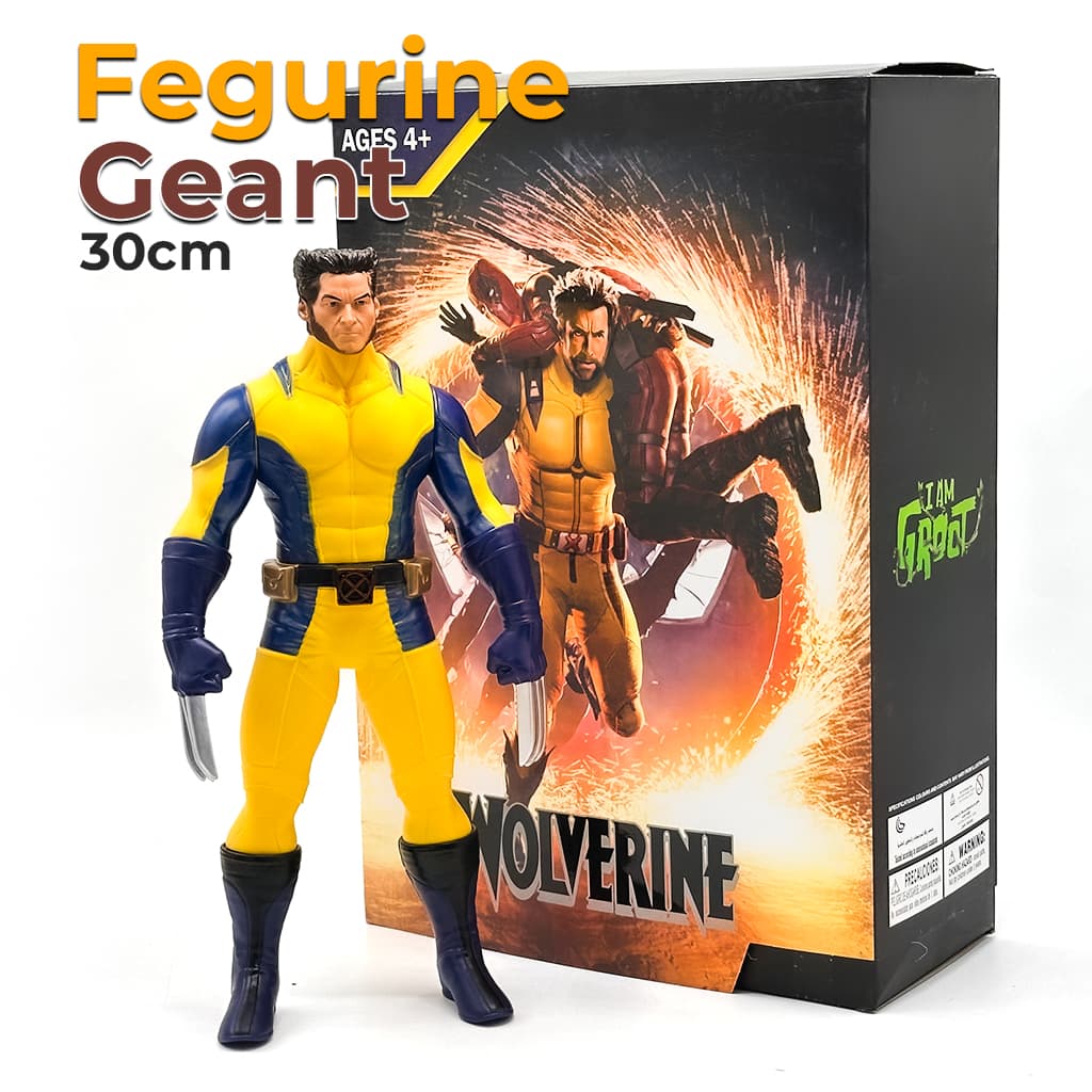 Wolverine Figurine Géant 30cm en PVC - Jouet & Gaming - صورة 1