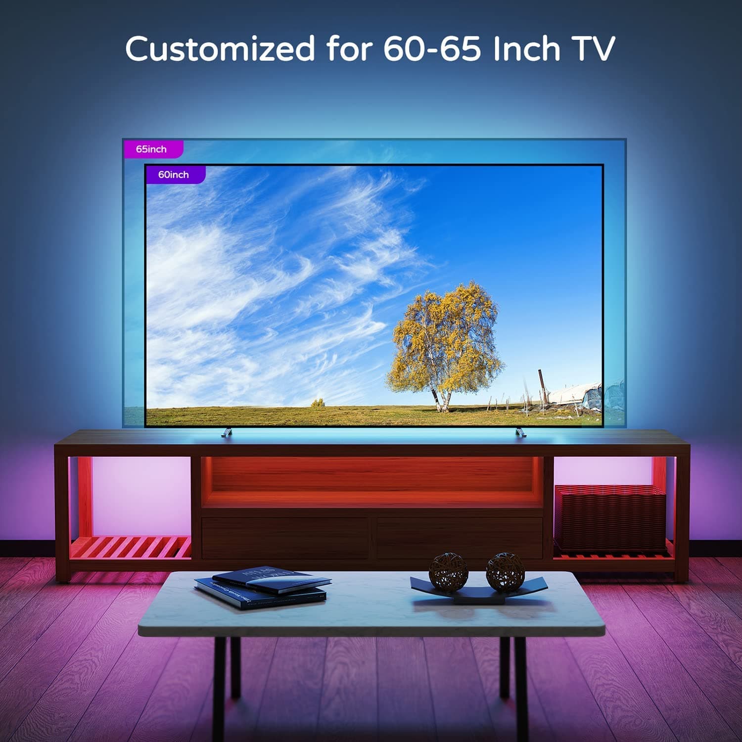 Smart LED Strip TV rétroéclairage 5M RGB Android/iOS - Électronique - صورة 5