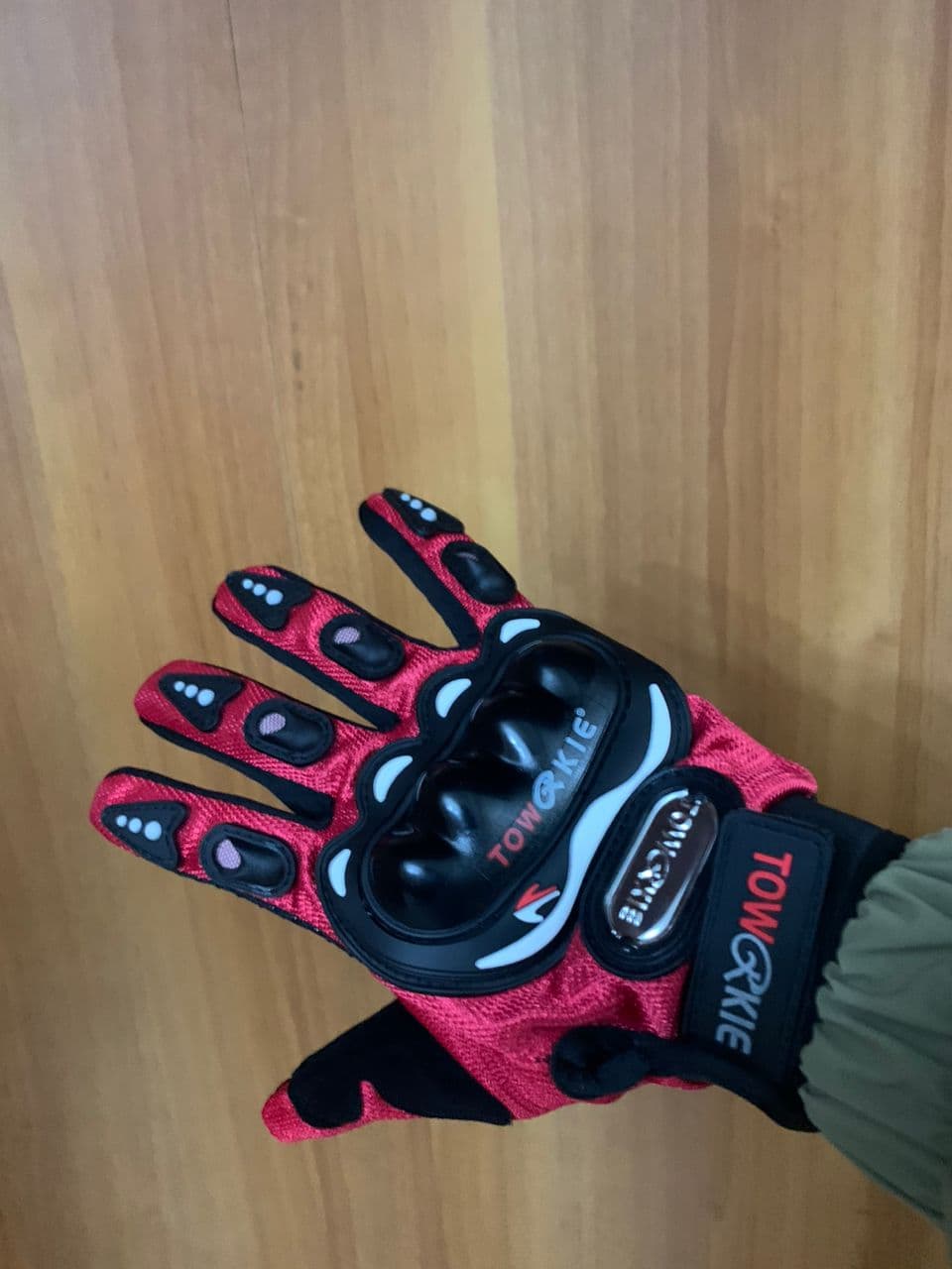 Gants de moto Pro-biker respirants avec protections en caoutchouc antidérapants - Accessoires Auto/Moto - صورة حقيقية 2