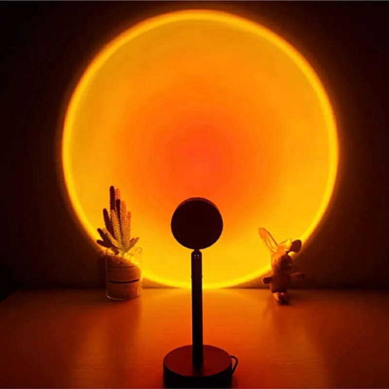 Projecteur de coucher de soleil rotatif à 180 ° USB décoration murale - Électronique - صورة 6
