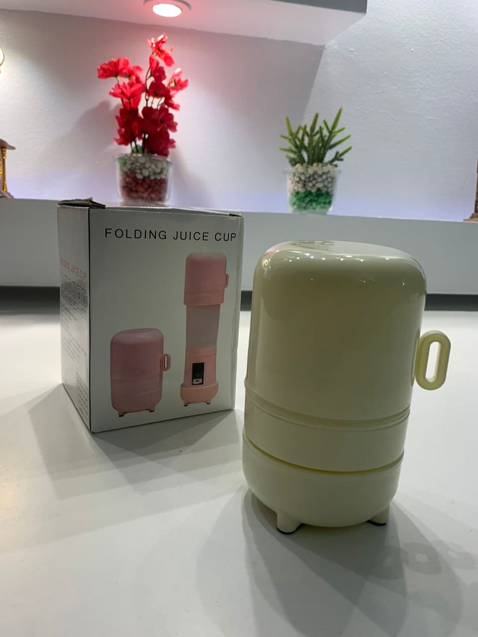 Blander Jus Portable et Pliable en Silicone avec 6 Lames 500ml - Cuisine - صورة حقيقية 8