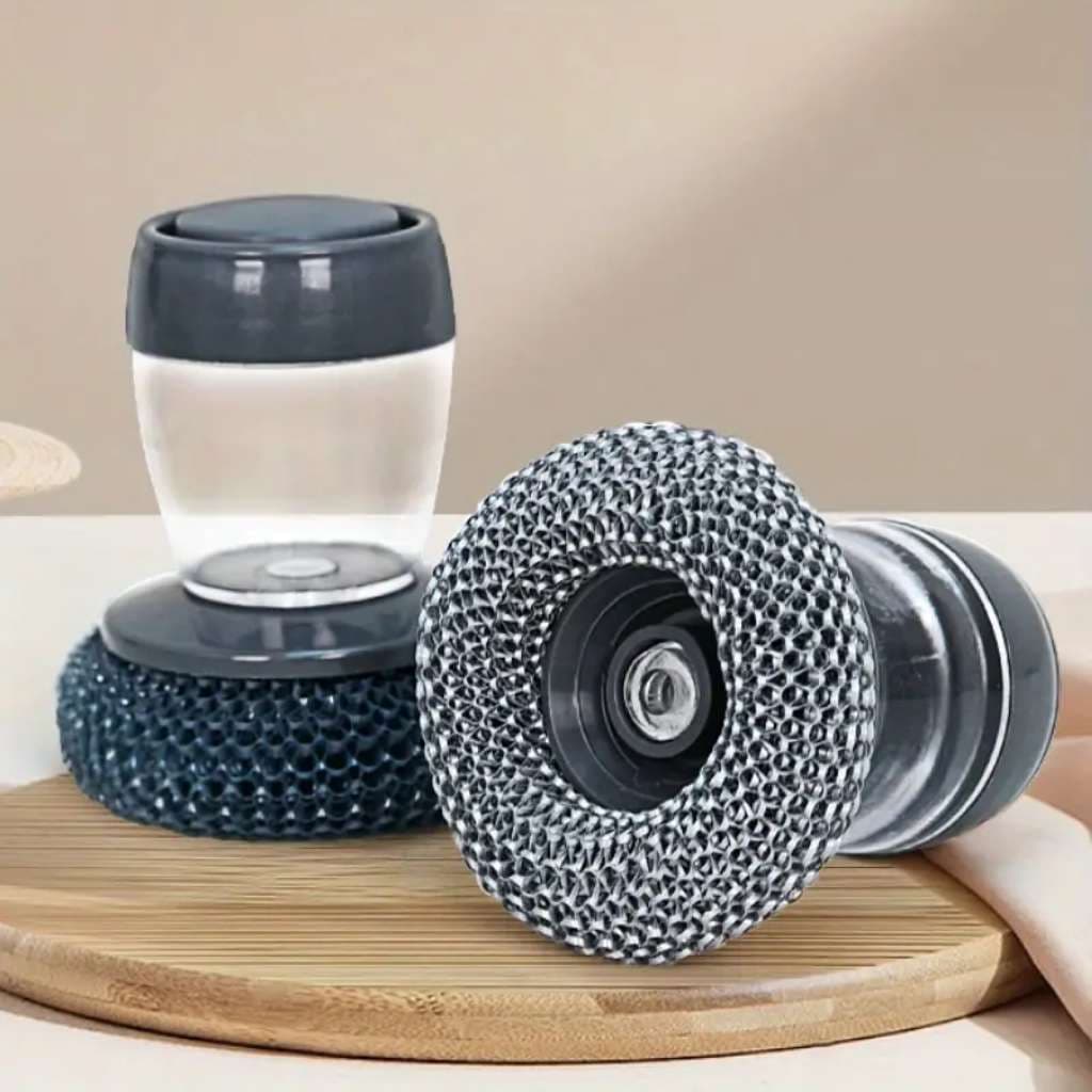 Brosse à Main avec Distributeur de Savon pour Cuisine – فرشاة يدوية بموزع صابون للمطبخ - Cuisine - صورة 4