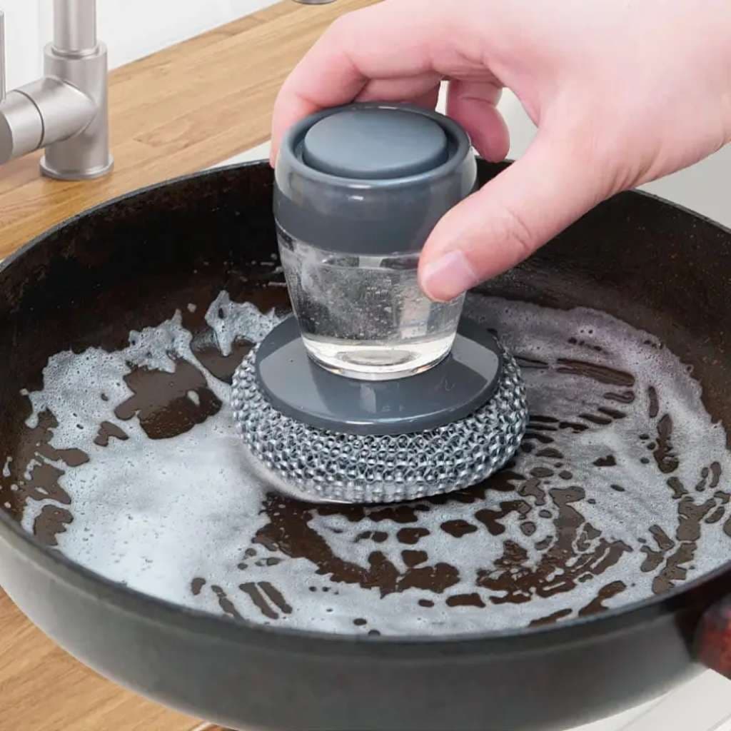 Brosse à Main avec Distributeur de Savon pour Cuisine – فرشاة يدوية بموزع صابون للمطبخ - Cuisine - صورة 6