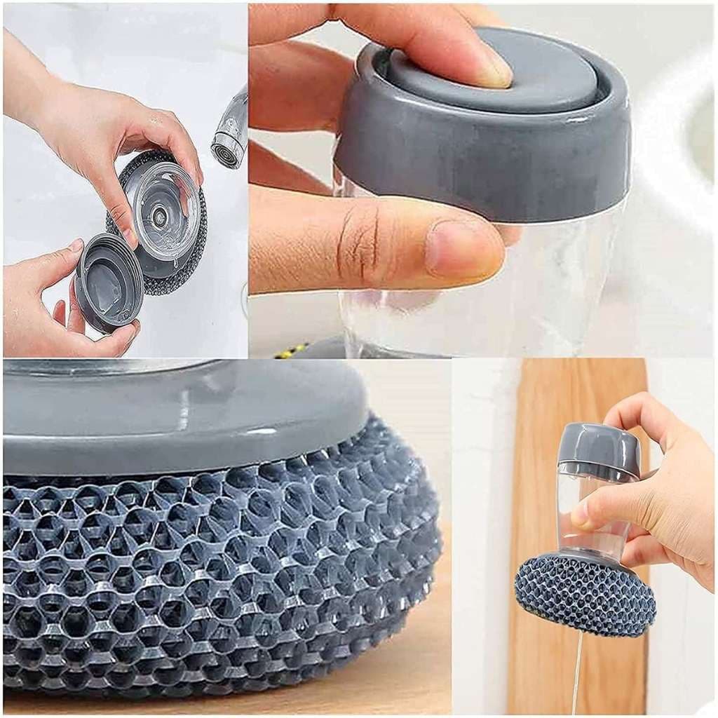 Brosse à Main avec Distributeur de Savon pour Cuisine – فرشاة يدوية بموزع صابون للمطبخ - Cuisine - صورة 8