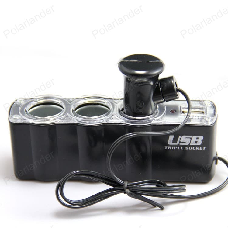 Triple Prise 12V/24V Allume-ci-gare USB Alimentation WF-0120 - Accessoires Auto/Moto - صورة 5