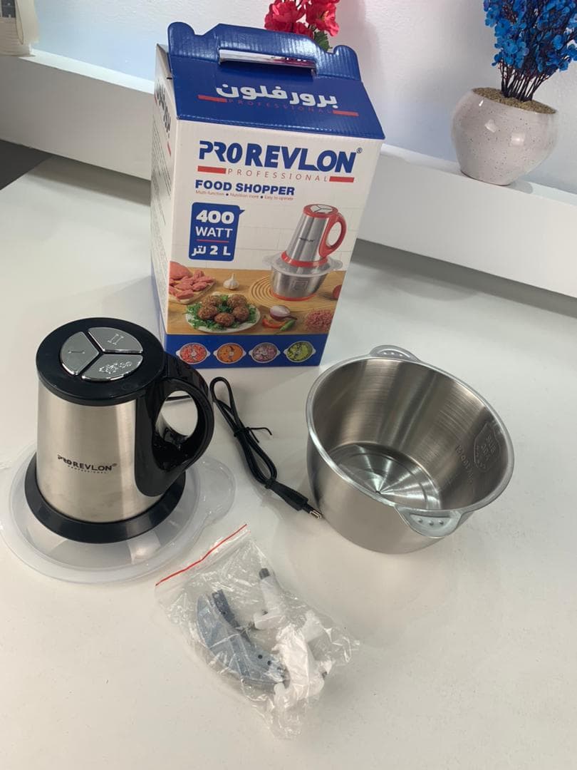 Hachoir à Viande Multifonction en Acier Inoxydable 300W/2L – مفرمة لحم متعددة الوظائف من الفولاذ المقاوم للصدأ - Cuisine - صورة حقيقية 8