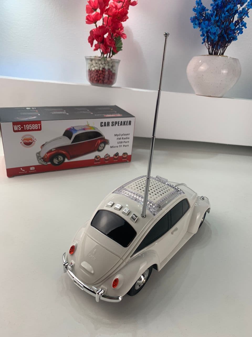 Haut-parleur Bluetooth sans fil Beetle Voiture – سيارة مكبر صوت بلوتوث لاسلكي - Électronique - صورة حقيقية 8