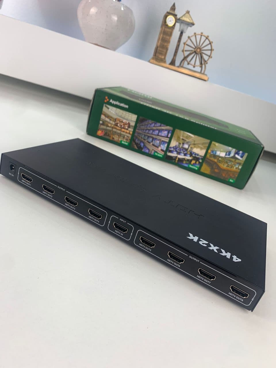 Répartiteur Vidéo HDMI 1x8 avec 8 Ports Compatible 4K – HDMI X8 موزع - Électronique - صورة حقيقية 9