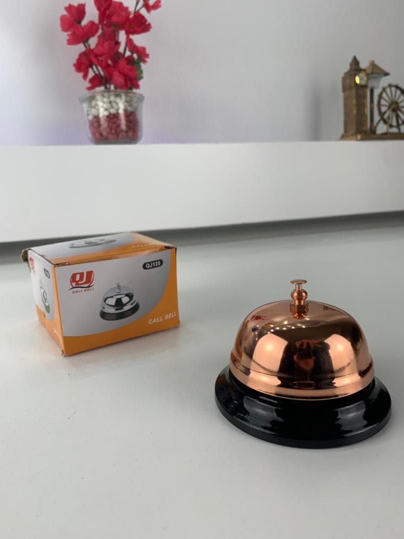 Mini Sonnette d'Appel en Métal Antirouille pour Bureau – جرس نداء معدني صغير مقاوم للصدأ للمكتب - Divers - صورة حقيقية 9