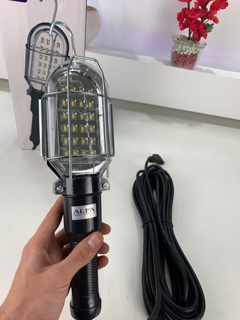 Baladeuse LED 10m ALFA – مصباح محمول كابل بطول 10 أمتار - Outillage et Bricolage - صورة حقيقية 9