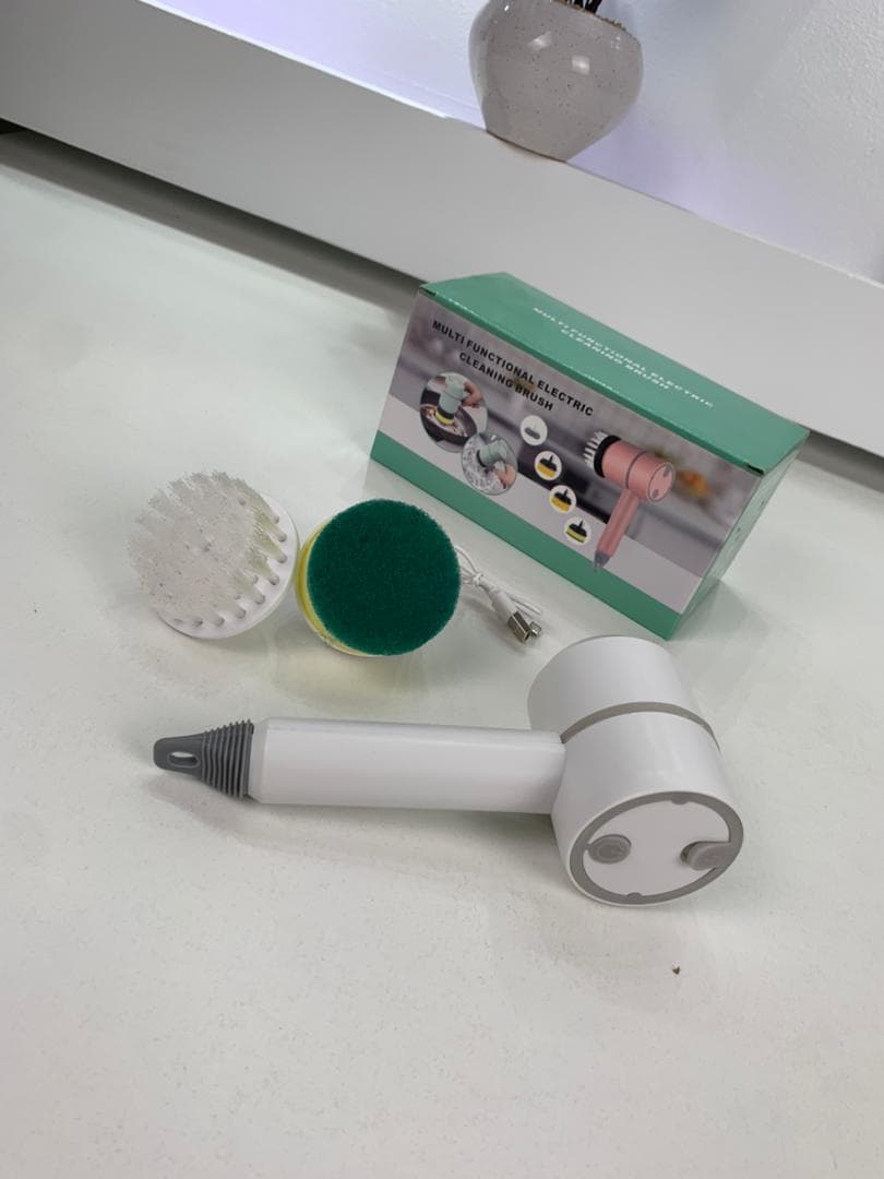 Brosse Électrique Rotative Automatique avec 2 Brosse – فرشاة تنظيف دوارة كهربائية - Cuisine - صورة حقيقية 8