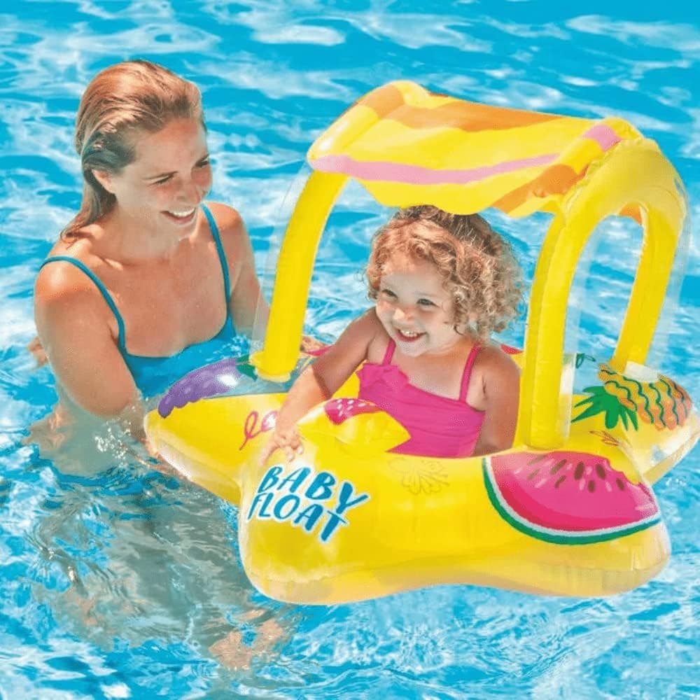 Intex Bouee enfant Avec un auvent intégré pour se protéger des rayons du soleil 56573NP - Jouet & Gaming - صورة 1