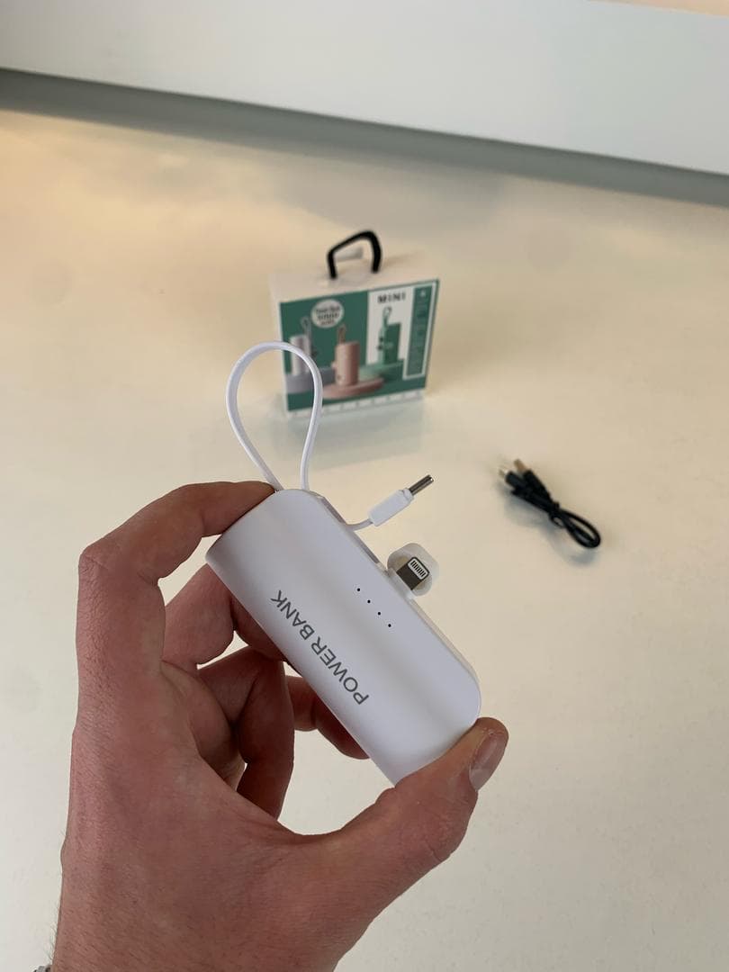 PowerBank 5000mAh et Support Telephone 2en1 – باور بانك - Électronique - صورة حقيقية 11