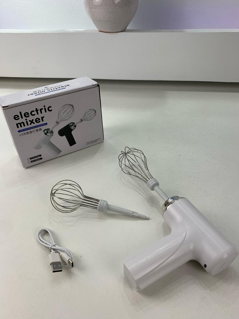 Mixeur Électrique Sans Fil Portable 3 Vitesses – خلاط يدوي كهربائي لاسلكي - Cuisine - صورة حقيقية 11