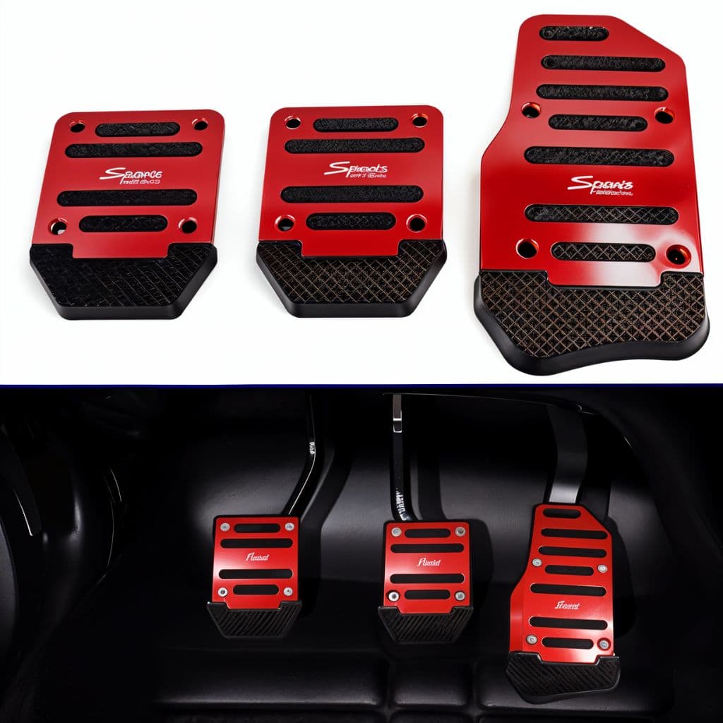 Kit de Pédales Antidérapantes Universelles pour Voiture - دواسات السيارة غير القابلة للانزلاق - Accessoires Auto/Moto - صورة 1