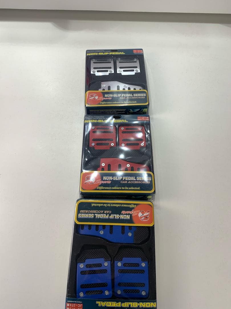 Kit de Pédales Antidérapantes Universelles pour Voiture - دواسات السيارة غير القابلة للانزلاق - Accessoires Auto/Moto - صورة حقيقية 9