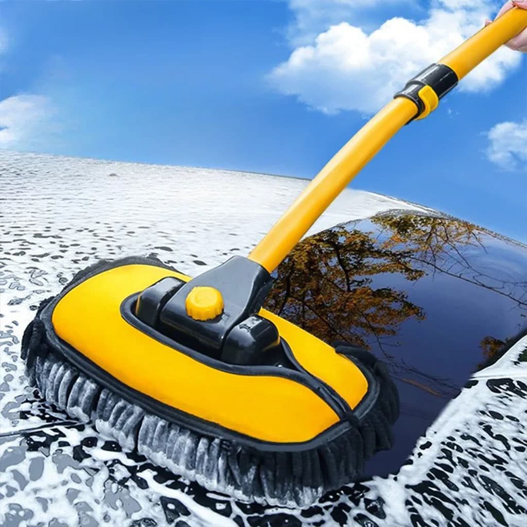 Brosse de lavage de voiture en Microfibre avec poignées extensibles – ممسحة سيارات - Accessoires Auto/Moto - صورة 4