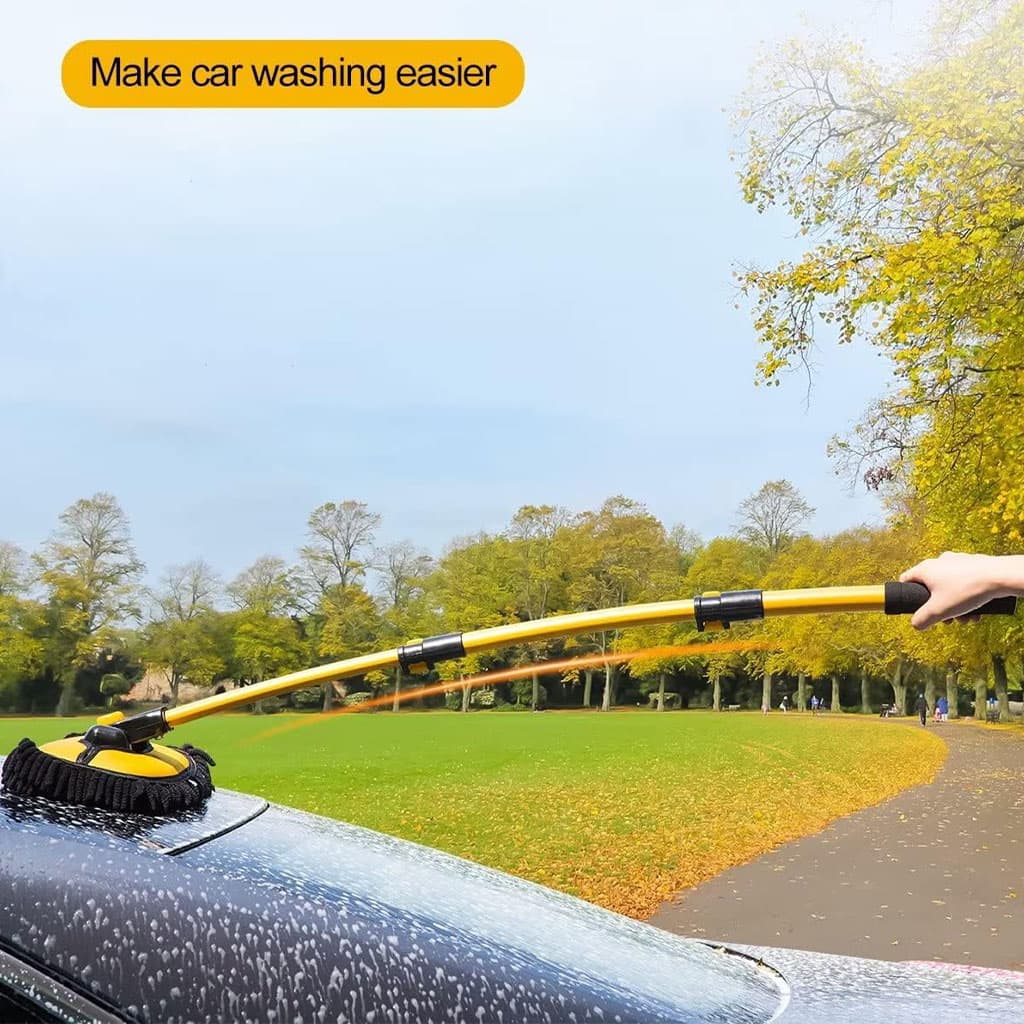 Brosse de lavage de voiture en Microfibre avec poignées extensibles – ممسحة سيارات - Accessoires Auto/Moto - صورة 6