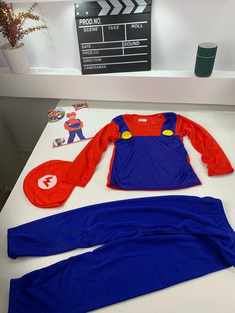 Déguisement Mario Pour Enfants 3-8 ans - Jouet & Gaming - صورة حقيقية 5