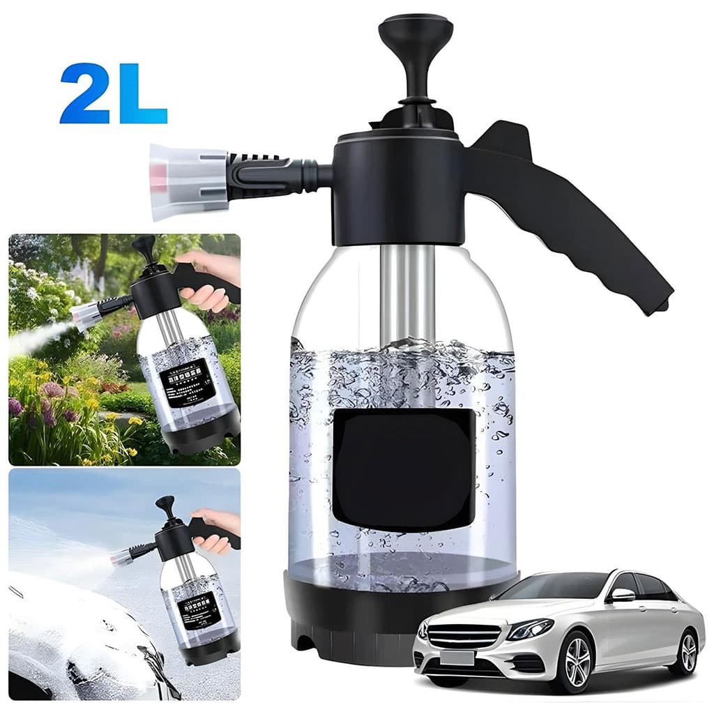 Bouteilles de Pulvérisation de Mousse Sous Pression pour Voiture 2L – موزع الرغوة - Outillage et Bricolage - صورة 1
