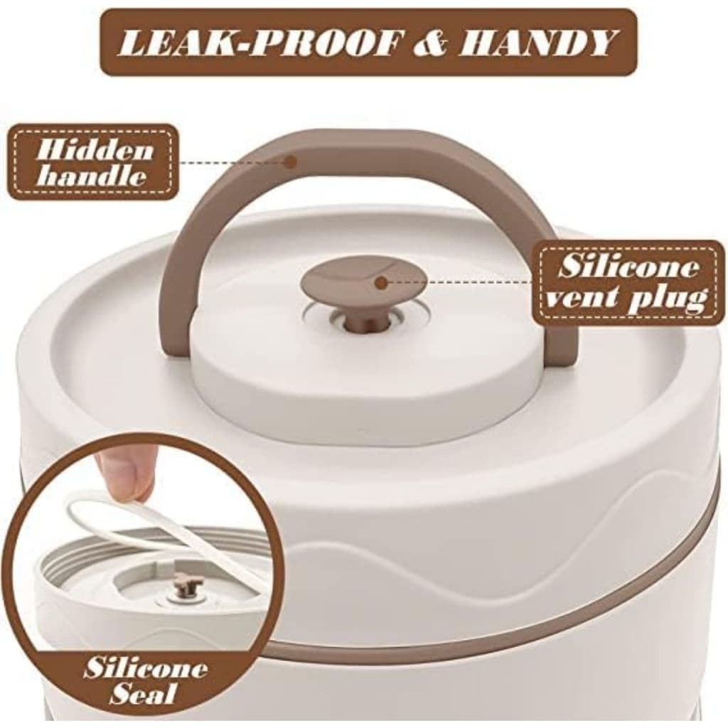 Lunch Box 3 étage avec Sac Isotherme Isolant – حافظة طعام حرارية 3 طبقات قابلة للاستخدام في الميكروويف - Cuisine - صورة 5