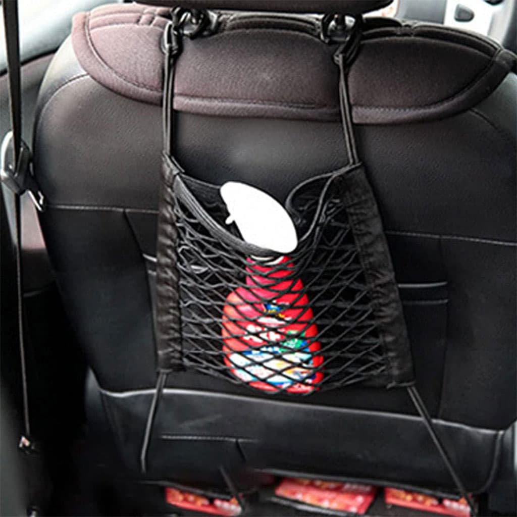 Filet de Rangement Universel en Maille pour Siège Auto – حاجز أطفال ومنظم أغراض - Accessoires Auto/Moto - صورة 5