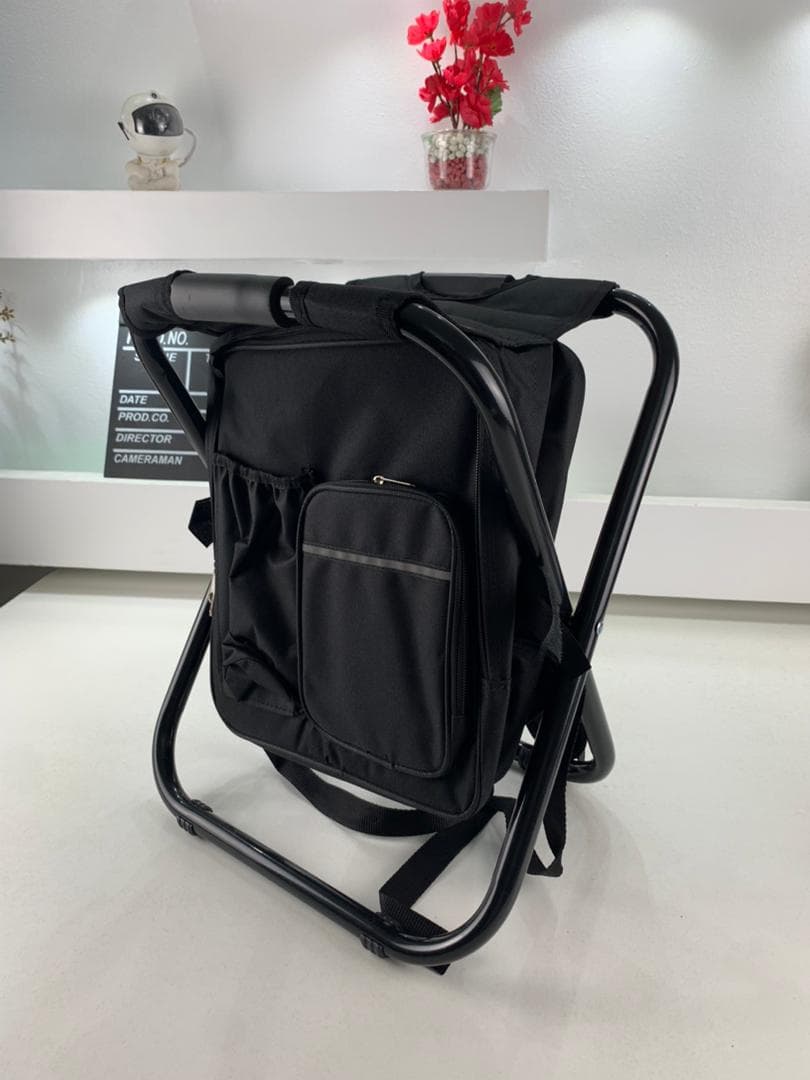 Sac à Dos Isotherme et Chaise Multifonction pour Camping 3en1 – كرسي وحقيبة تخييم - Camping et Randonnée - صورة حقيقية 8