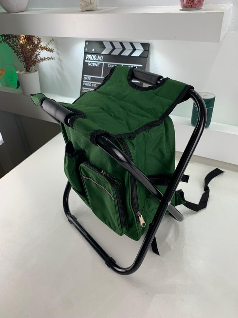 Sac à Dos Isotherme et Chaise Multifonction pour Camping 3en1 – كرسي وحقيبة تخييم - Camping et Randonnée - صورة حقيقية 13