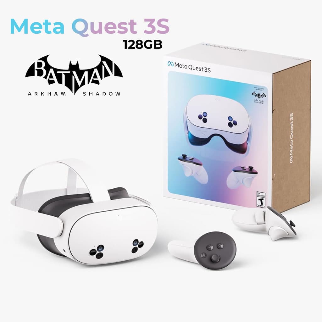 Meta Quest 3S 128 Go Virtual Reality Lunettes Arkham Shadow Edition - Électronique - صورة 1