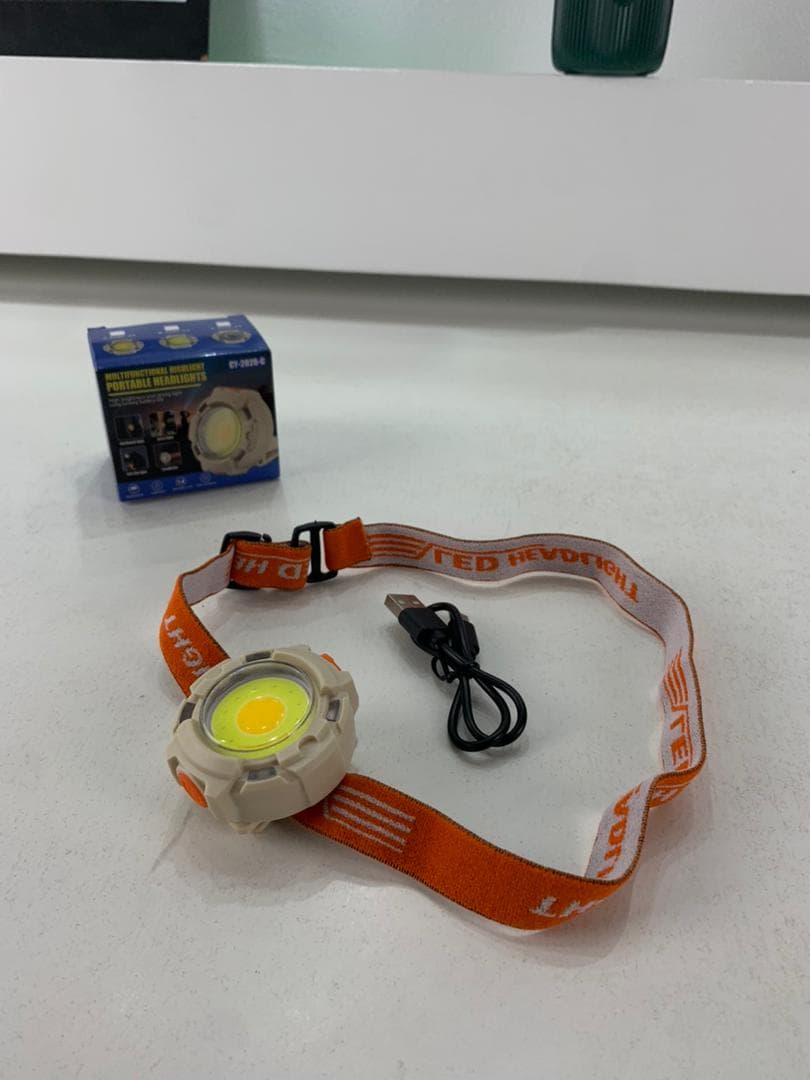 Lampe frontale LED Rechargeable 12000LM pour Camping CY2026C – مصباح رأس قابل للشحن - Camping et Randonnée - صورة حقيقية 8