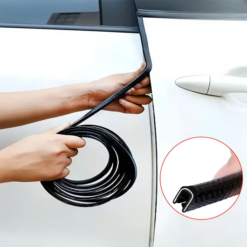 Bande Protection pour Bord Portière de Voiture en Caoutchouc 5m – شريط حماية أبواب السيارة - Accessoires Auto/Moto - صورة 3
