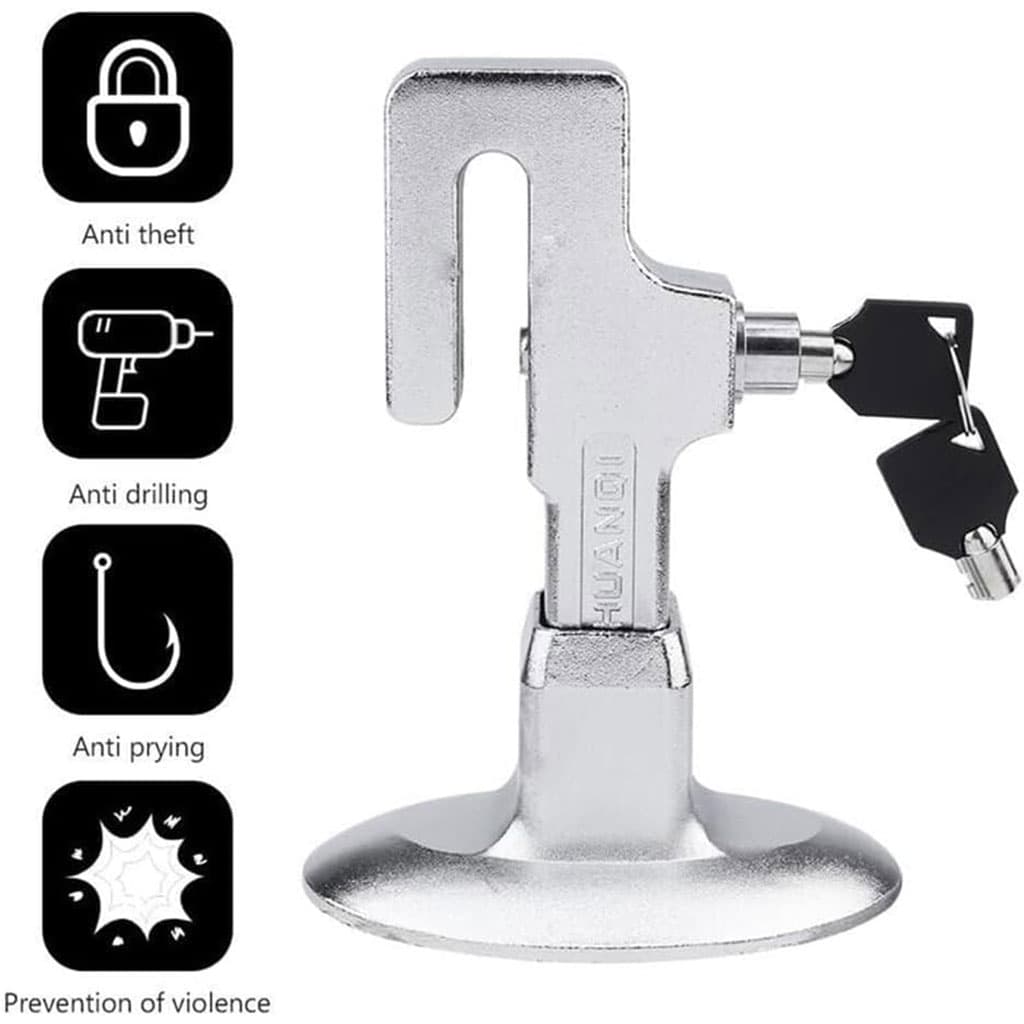 Antivol de pédale d’embrayage en acier inoxydable – أداة حماية للسيارات - Accessoires Auto/Moto - صورة 2