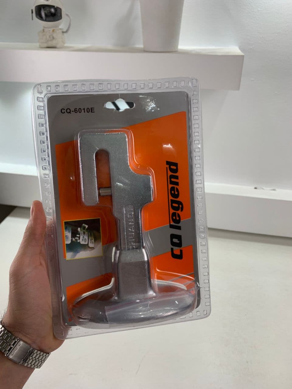 Antivol de pédale d’embrayage en acier inoxydable – أداة حماية للسيارات - Accessoires Auto/Moto - صورة حقيقية 7