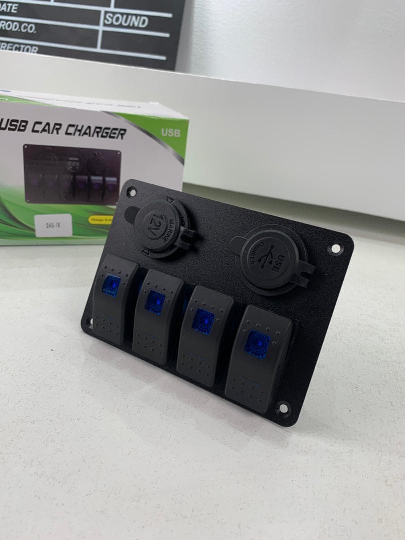Panneau de commande 12-24V à 4 Interrupteur – لوحة تحكم - Électronique - صورة حقيقية 9