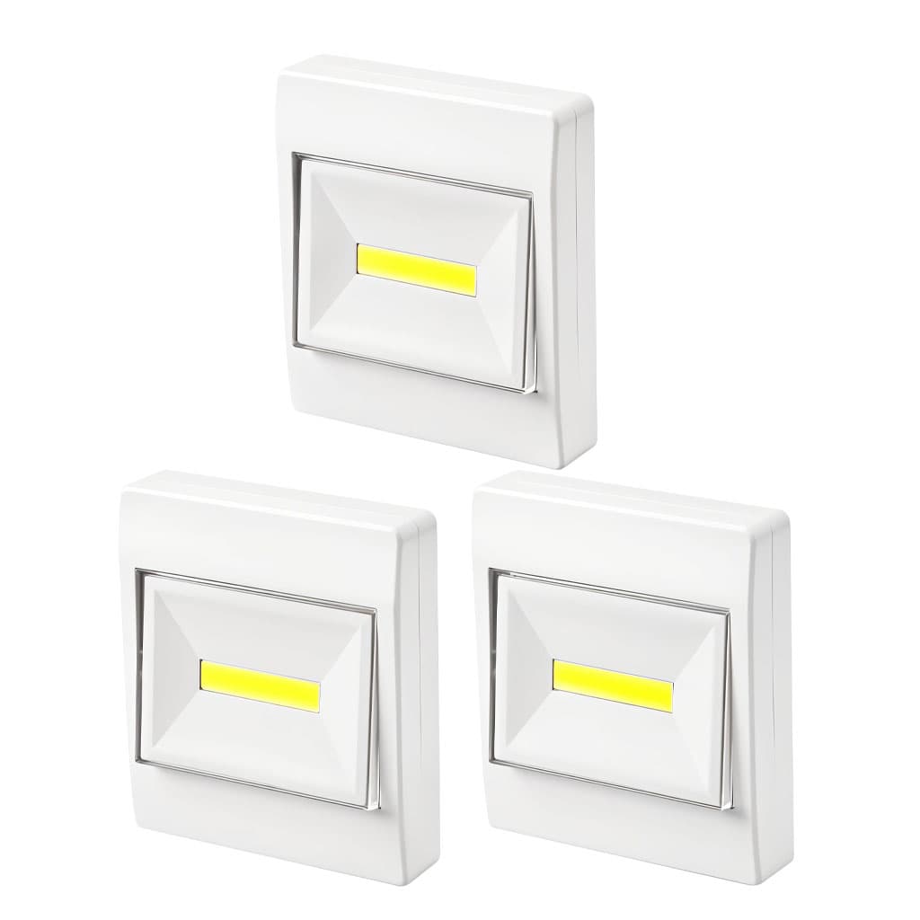 Pack de 3 Lampes Interrupteur LED COB pour Placard – طقم مصابيح إضاءة منزلية - Électronique - صورة 2