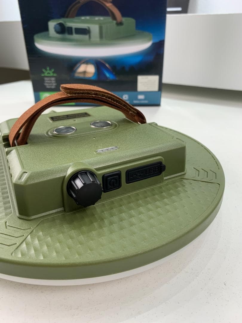 Lampe Camping 13000mAh 4000LM Ultraclair avec Power Bank – مصباح تخييم مع باور بانك - Camping et Randonnée - صورة حقيقية 8