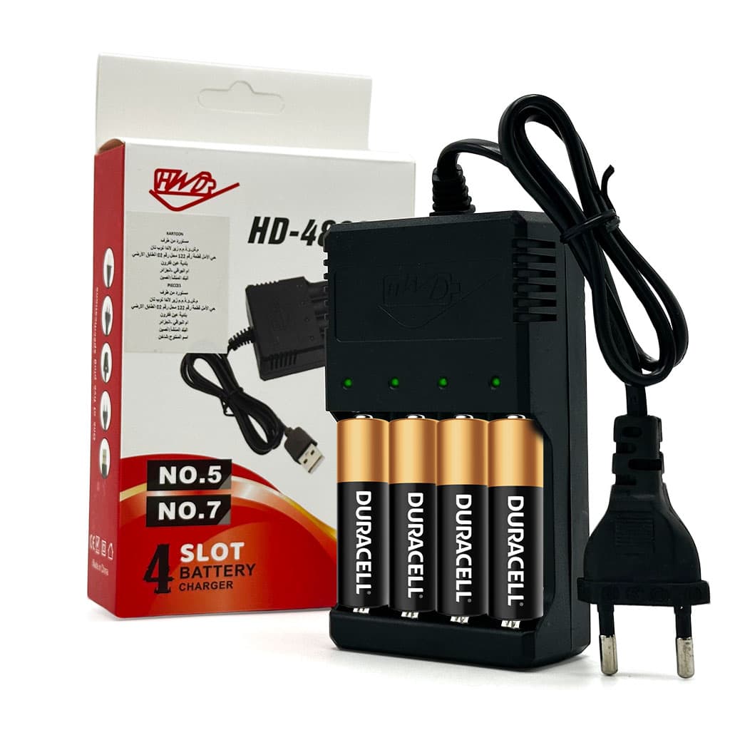 Chargeur de batterie pour piles AAA/AAA 1.2 V – شاحن بطاريات - Électronique - صورة 1