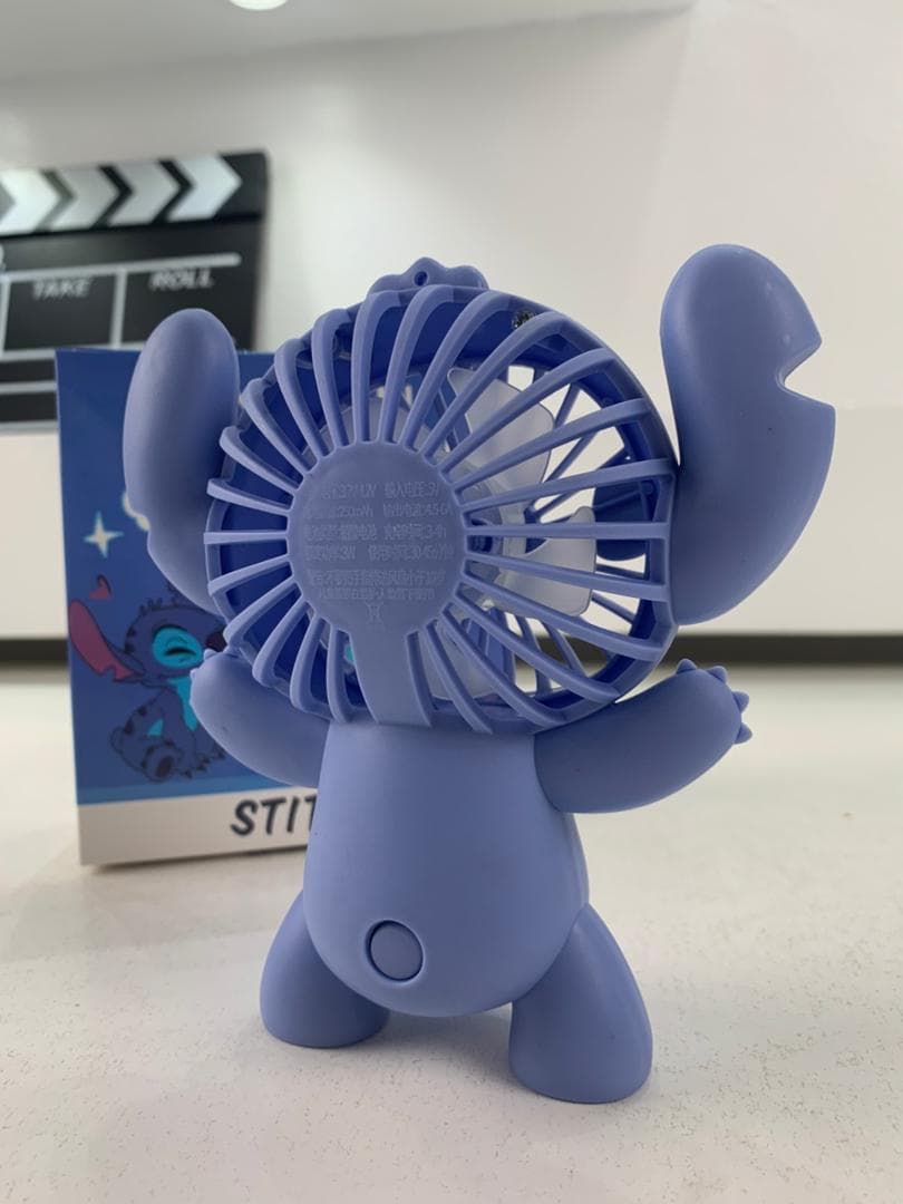 Mini Ventilateur USB Stitch – Design Mignon et Fonctionnel – مروحة محمولة - Électronique - صورة حقيقية 7