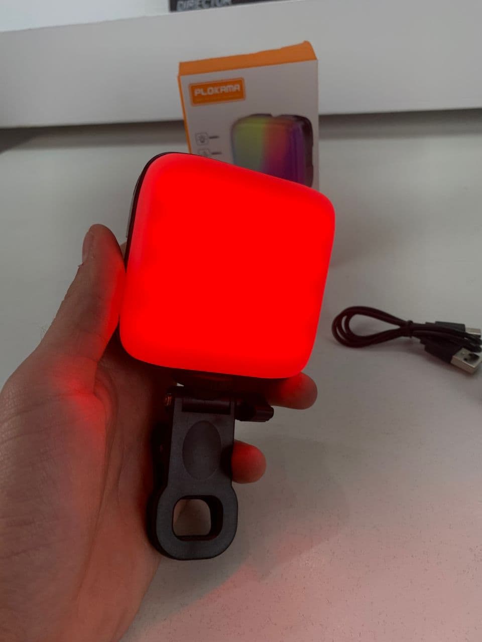 Lampe Selfie RGB Fil Light 3000-9900K U80PRO – مصباح لصناع المحتوى - Électronique - صورة حقيقية 12